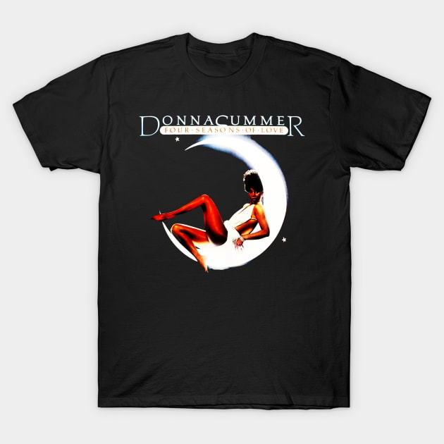 Donna Summer //// Retro Style Fan Art Design T-Shirt by Potato 8 Pixel